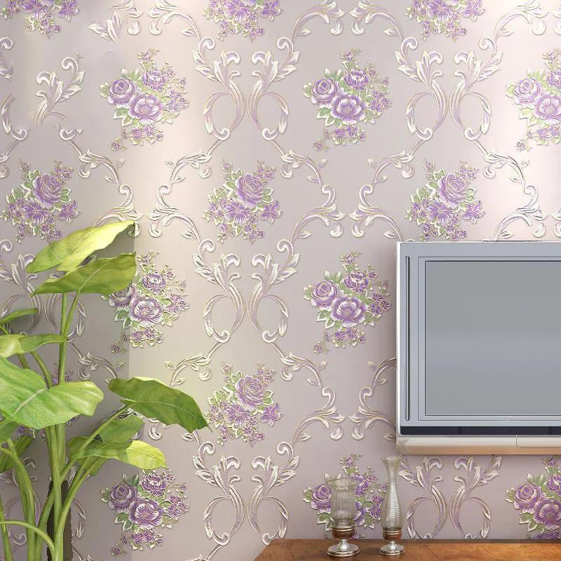 Modern Minimalist Plain Self-adhesive Non-woven Wallpaper for Bedroom, Living Room, High-end Home Background Wall Wallpaper