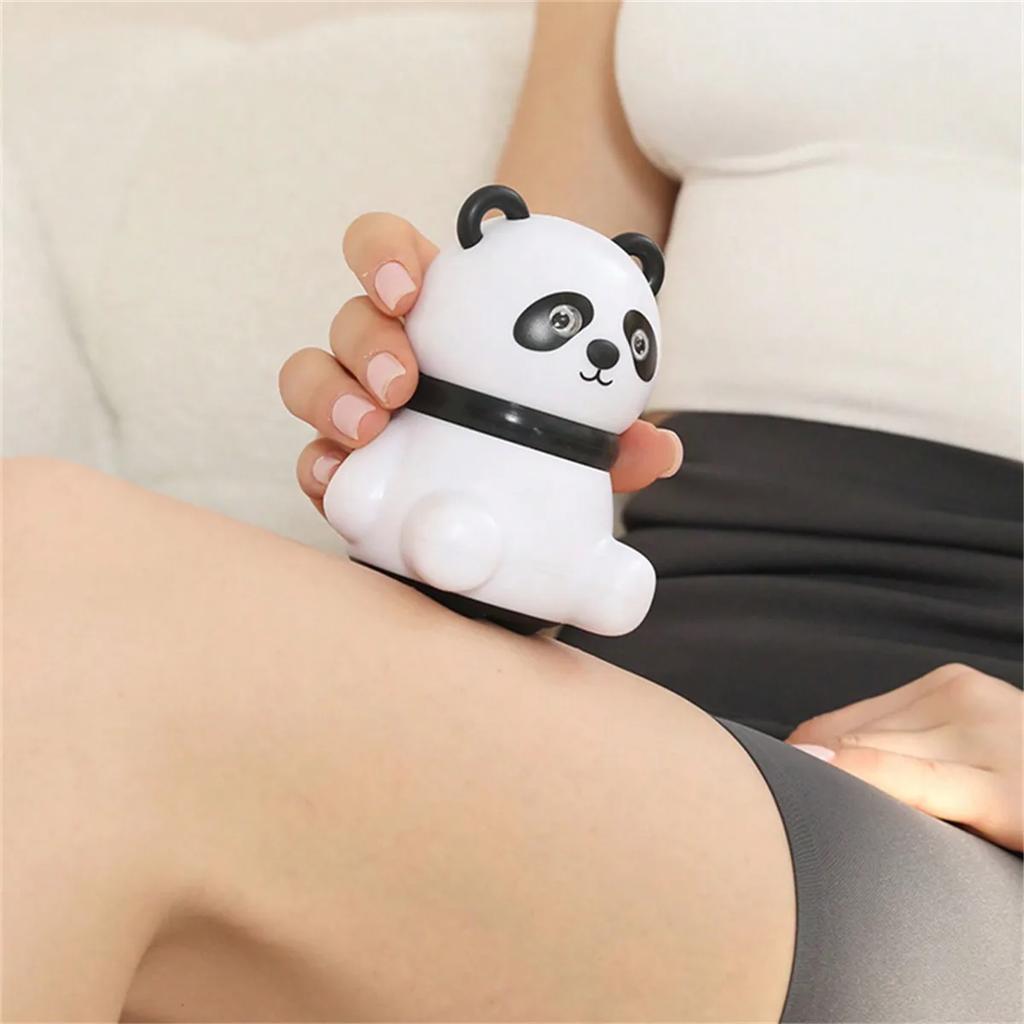 Panda Massager Fascia Gun Head Cervical Cartoon Decompression Mini Vibration Massage Instrument
