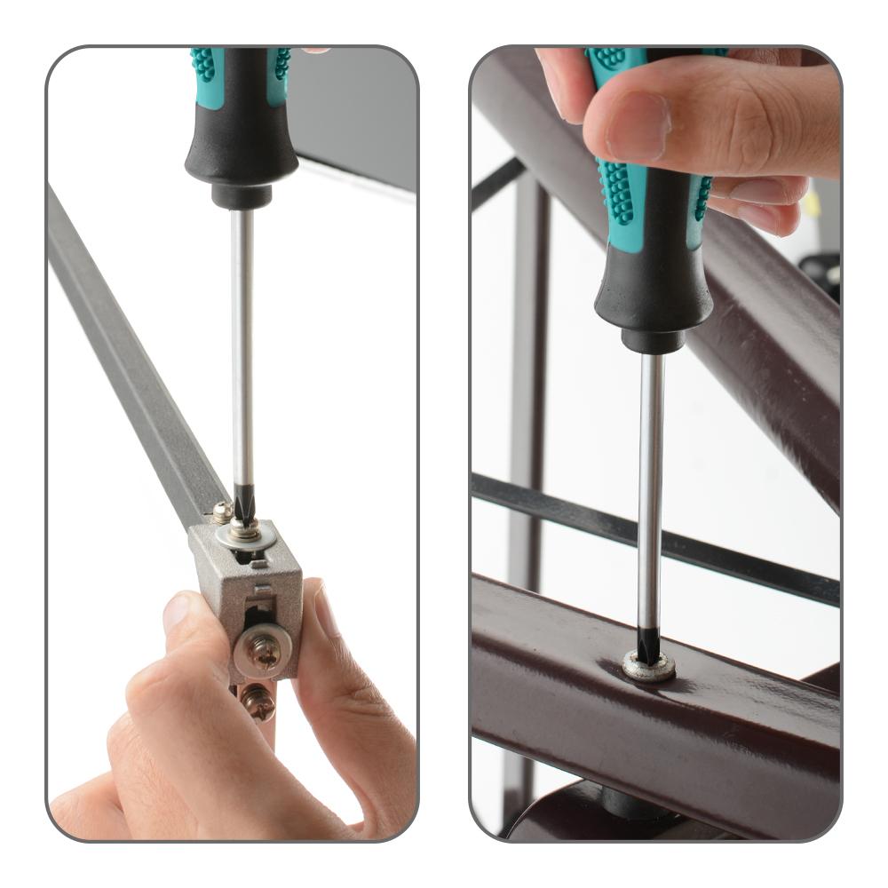 Extended 410mm Screwdriver Long Slotted Phillips Screwdriver Rubber Handle Multipurpose Magnetic Electric Screwdriver Tools