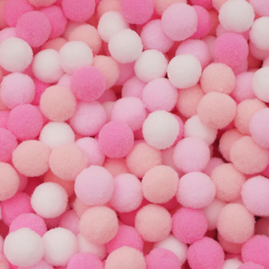 20-200 Stück Bunte Pompon-Plüschbälle Gemischte Farbe Kreatives Kinder-Handarbeitsmaterial Glitzer-Schaumstoffball DIY Bastelbedarf