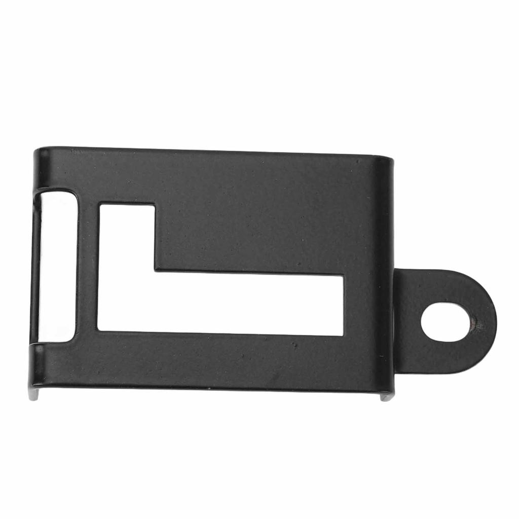 Motorrad Hinterradbremsflüssigkeitsbehälter Schutzschild Eisen Schwarz für KLX 300 KLX250S