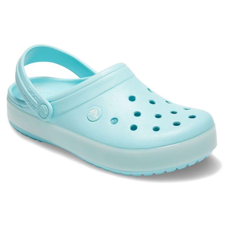Crocs Classic Clog Translucent Beach Hole Sports Sandals Ice Blue Men Sandals 205894-4S3