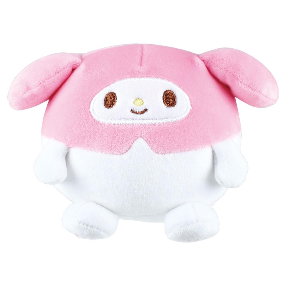 Tees Factory Sanrio Characters Mottsumi Plush My 130mm H x 150mm W x 90mm D Toy, Melody, (SR-5529223MM)