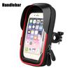 Waterproof Rainproof Bicycle Phone Holder Stand Motorcycle Handlebar Mount Bag Case Bike Scooter 6.4 Inch Cell Phone Bracket