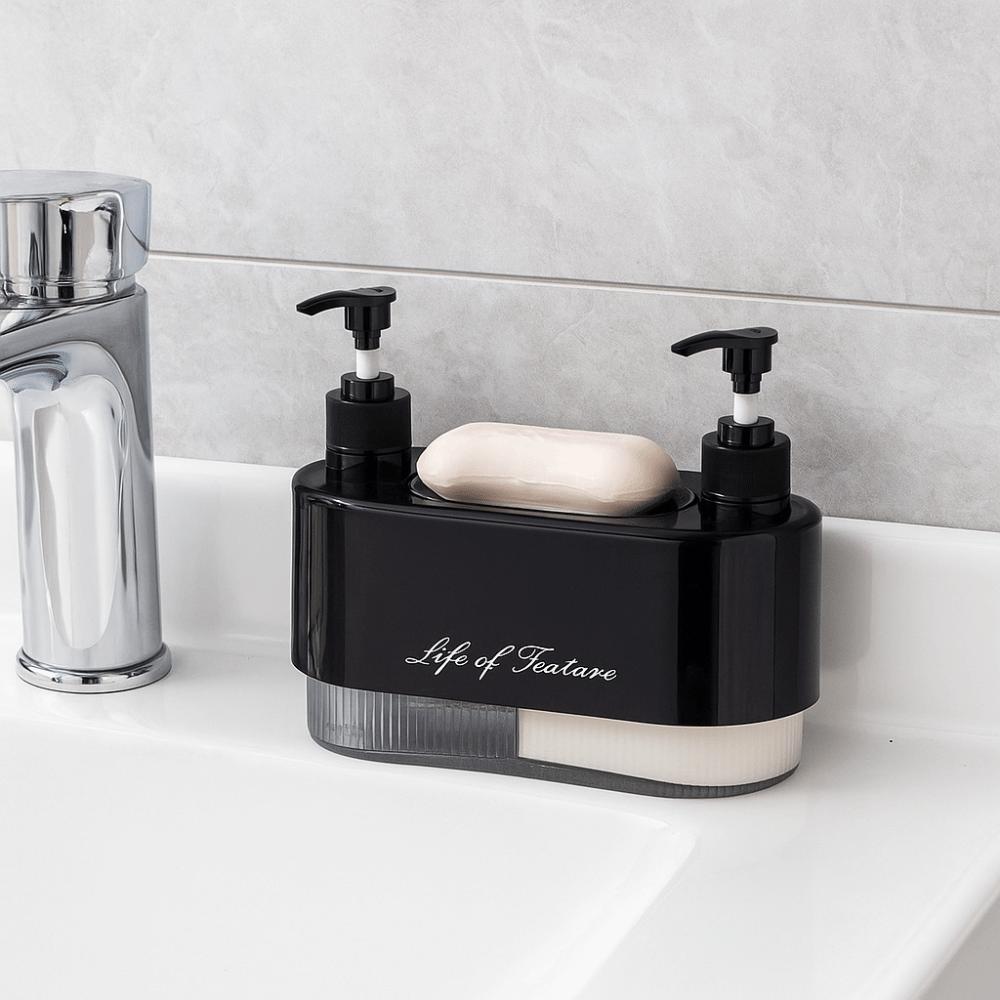 Thickened Shampoo Bottle Plastic Press Soap Dispenser Body Wash Bottle Soap Box Bathroom