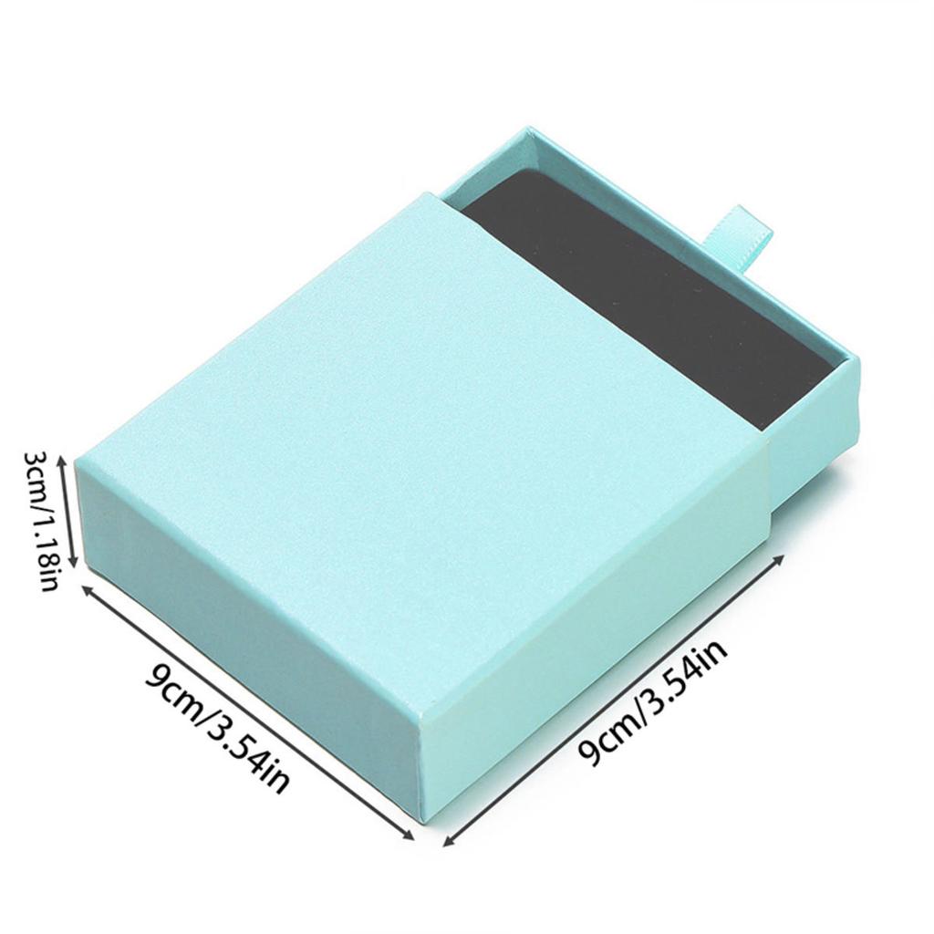 Drawer Paper Jewelry Box for Earrings Ring Pendant Bracelet Necklace Storage Display Case Portable Jewelry Packaging Box