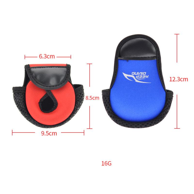 Fishing Reel Bag Protective Case Cover Baitcasting Low-Profile Reel Bag Fish Reel Protector Pouch