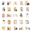 50 Kawaii Office Hamster Stickers Without Repeating Waterproof Decorative Stickers for Children's Reward Toy Stickers