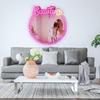 Beauty Neon Mirror Sign for Wall Decor USB Powered LED Pink Neon Light Heart Neon Light Signs for Girl's Room Bedroom Salon Decor Wedding Birthday
