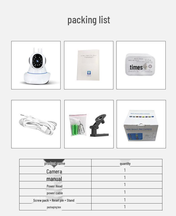 Yoosee Wireless HD Night Vision Smart WiFi Camera