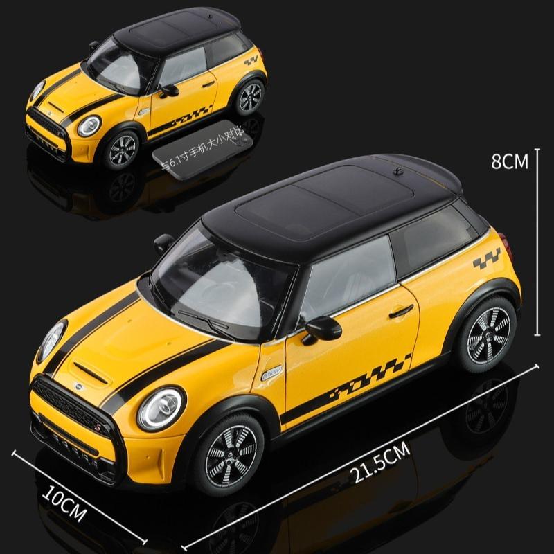 Offiziell lizenziert Simulation 1:Maßstab 18 MINI Cooper Legierung Auto Modell Sammlung Miniatur Auto Freund Geschenk Spielzeugfahrzeug
