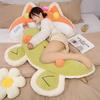Girl Heart Animal Curved Bear Frog Throw Pillow Plush Toy Fox Doll Home Sofa Pillow Rag Doll