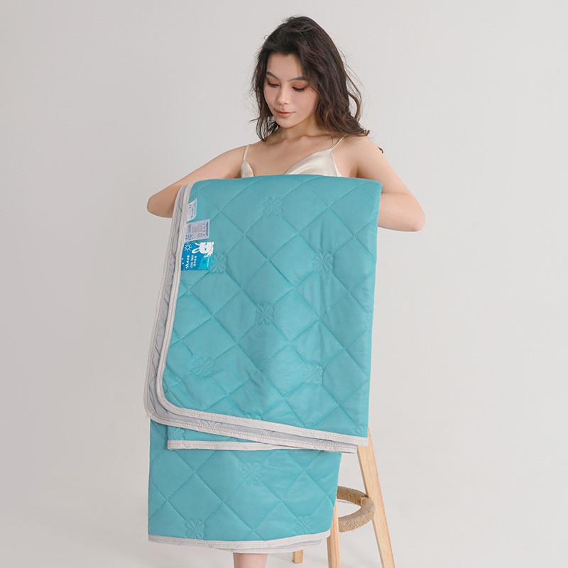 Solid Color Summer Air Conditioner Quilt With Waterwash Tencel Polyester Fill