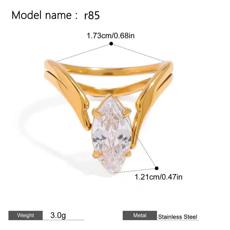 2024 New Fashion Gold Color Snake Rings For Women Vintage Zircon Pearl Geometric Hollow Ring Retro Wedding Party Jewelry