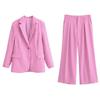 Fashion Style 2024 New Fall Women's Clothing Temperament Wild Straight Cut Suit Outwear High Waist Pants 2010880