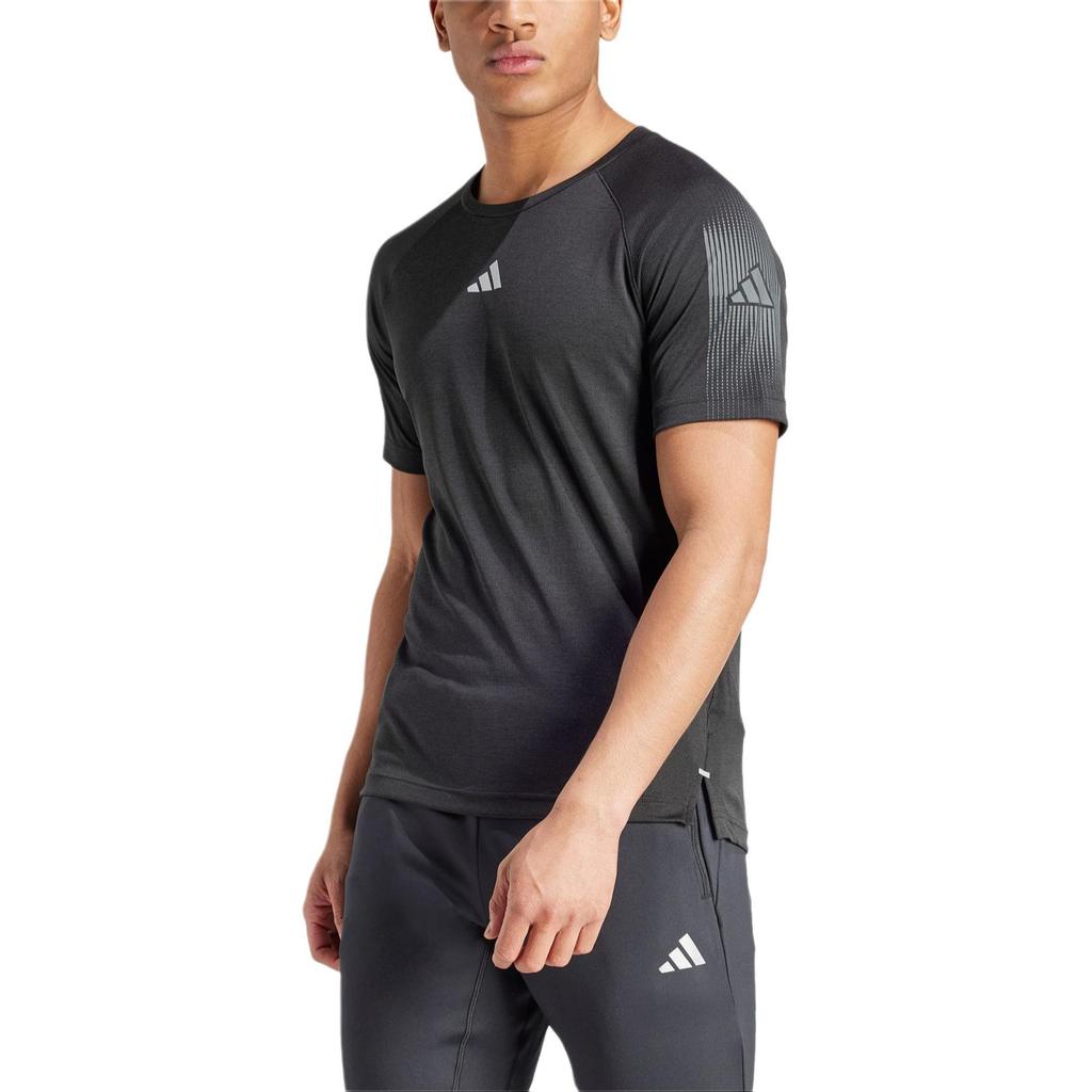Adidas GymGym+ T Shirt Men's Black/Dark Gray