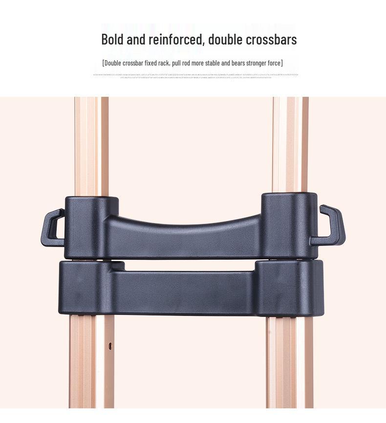 Foldable Aluminum Trolley with Universal Wheels – Portable Shopping Handcart for Outdoor Use