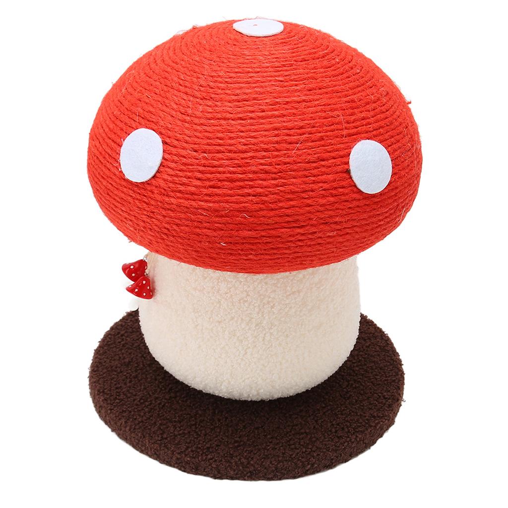 Pilzförmiges Katzenkratzbrett Langlebig Krallenschleifen Sisal Interaktiv Hautfreundlich Niedliches Katzenkratzbrett für