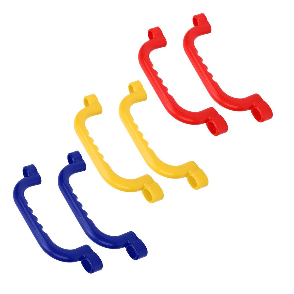 2PCS Kids Toy Handles Reusable Plastic Playground Safe Grab Handle for Outdoor Climbing Amusement Eq