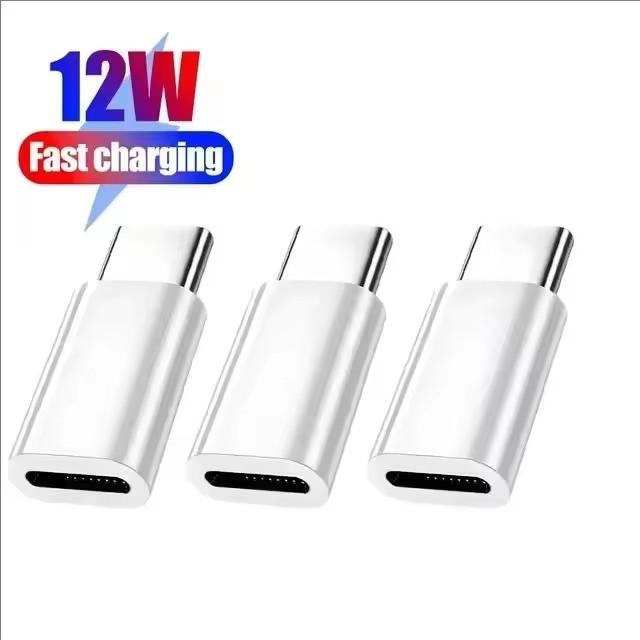 3-1Pcs Female To Type C Male Adapter for iPhone 17 16 15 Samsung USB C Charging Converters IOS To Type C Converter