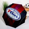 76ers Basketball Team Umbrella 8-Frame for Travel, Camping, Casual Lightweight Portable Umbrella, Essential for Every Family Holidays Gift