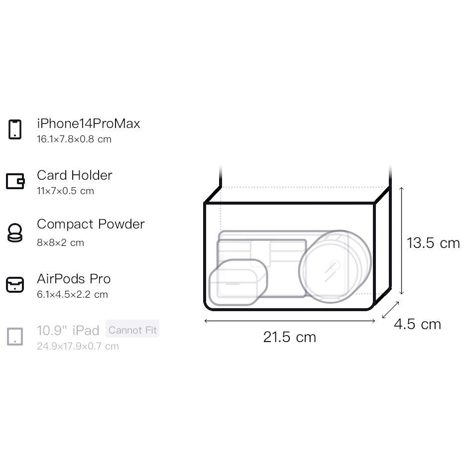 Kenzo Logo Zipper Waist Bag Men waist bag Black FF55SA217F2099