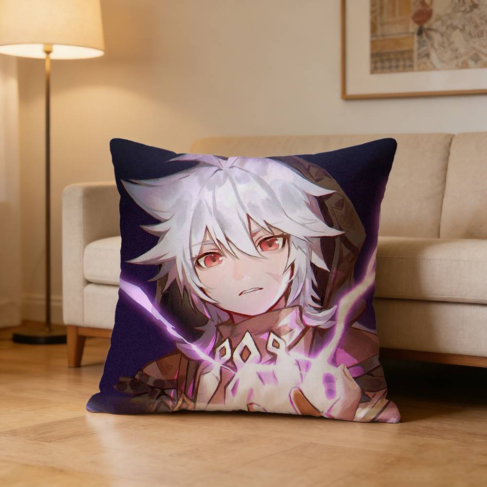 Razor Genshin Game I-Impact Pillow Case Cushion Cover Throw Pillow Case For Car Sofa