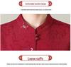 New Embroidered Seven-Sleeve Tang Suit Top for Middle-Aged & Elderly Women - Chinese Style Spring/Autumn Shirt