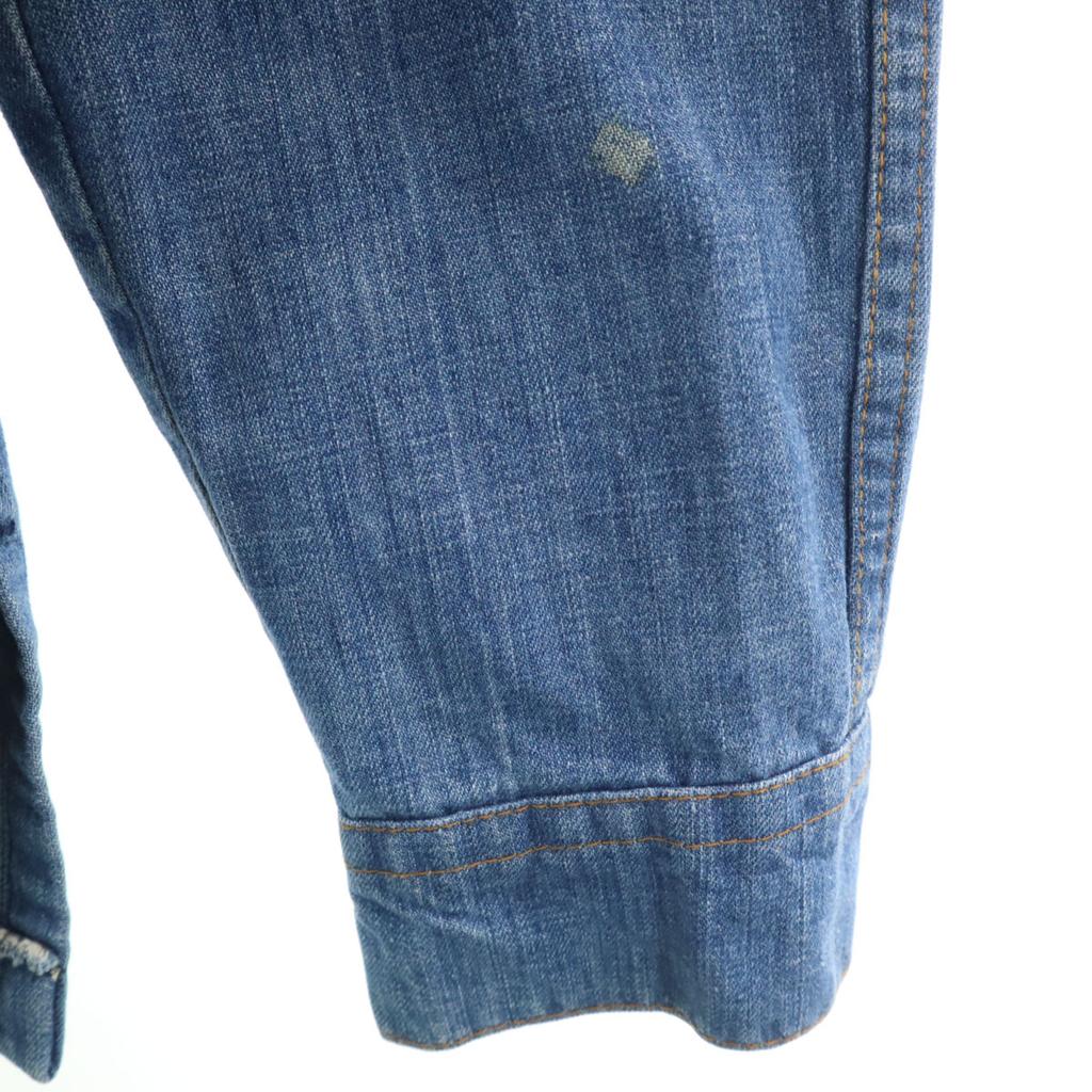 Lee 70s Made In USA Vintage Denim Jacket L Wash Blue Jeans Men's Used