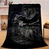 1PC Knightly Valor And Patriotism Flannel Blanket Gift, Suitable for Both Men And Women, Soft Ideal for Beds And Sofa, Birthday Or Christmas Gift