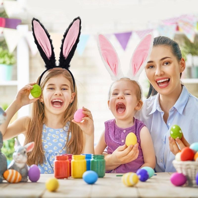 Rabbit Cosplay Props Headband Cute Costume Accessories Party Dressing Supplies Fancy Easter Cosplay Animal Costume Set