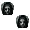 2 Stück Komfortable Halloween Auto Kopfstützenbezug Automobil Sitz Kopfstützenbezug Ganzjahresnutzung