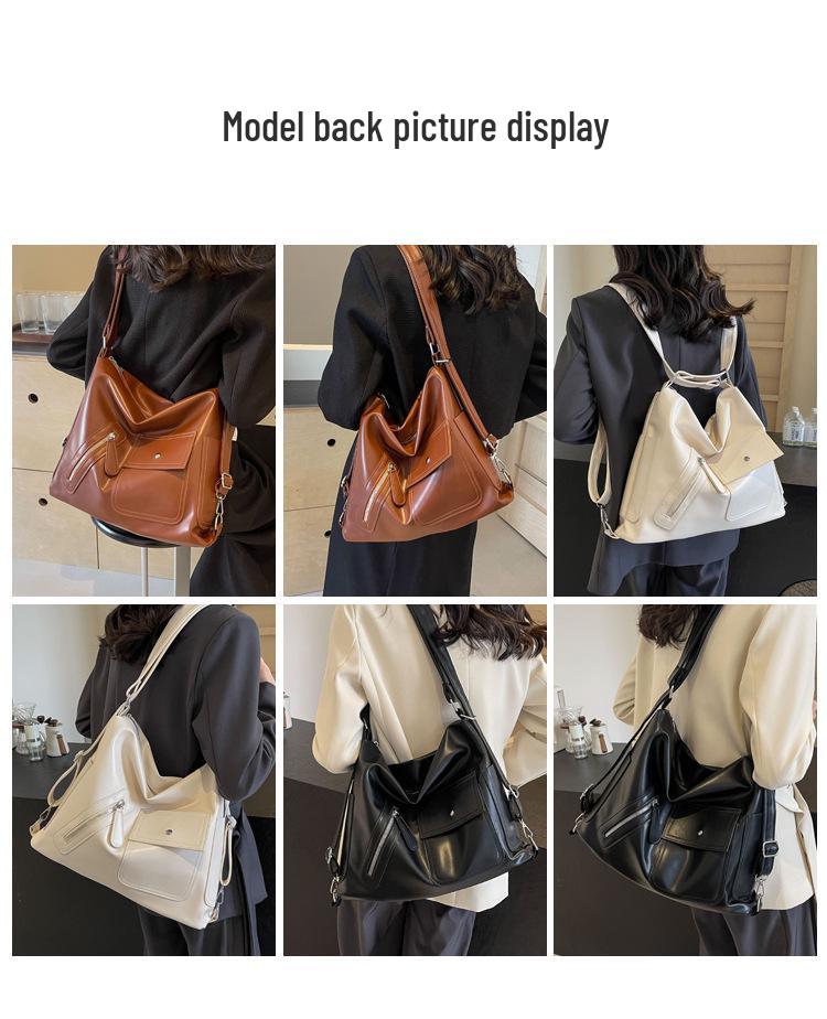 Trendy Women's Large Capacity Convertible Tote Backpack