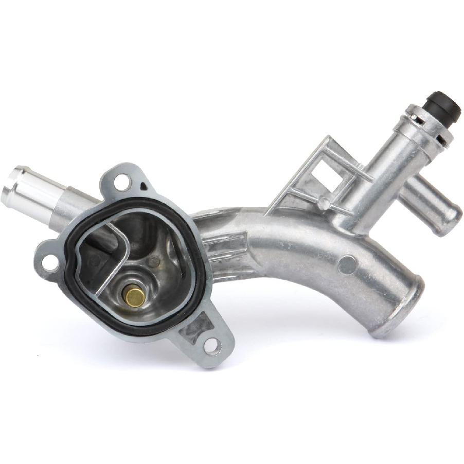 MITZONE Upgraded Aluminum Coolant Housing Water Outlet Compatible With 2011- Chevy Cruze Sonic Trax Volt Buick Encore 1.4L Replace 25193922 902-846
