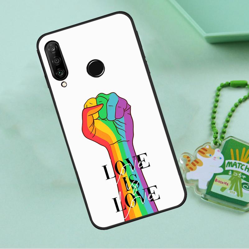 Rainbow Gay LGBT Finger For Huawei Nova 8i 11i 12i 12s 9 10 SE Y90 Y60 Y70 Y72 Y61 Y91 P20 P30 P40 Lite P60 Pro Case