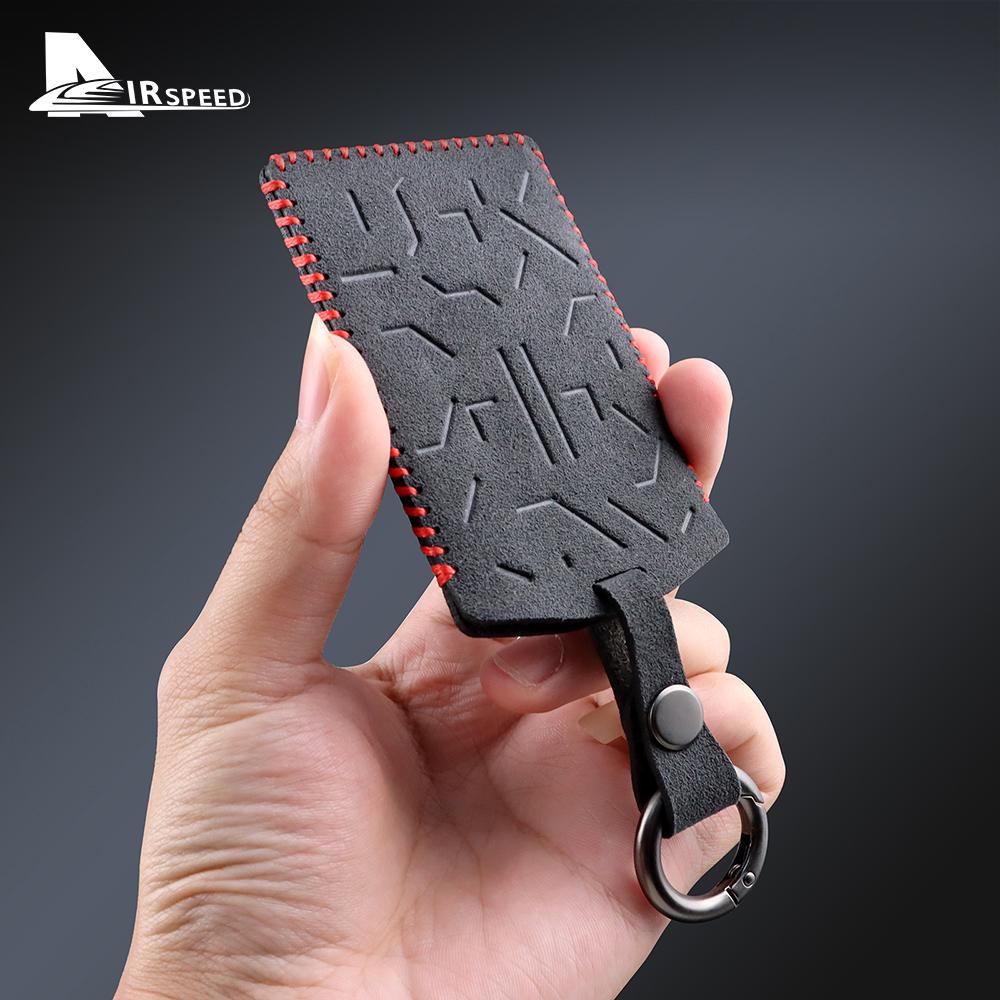 Italian Top Suede Remote Car Key Case Cover for Tesla Model 3 2017-2025 2025 Highland 2025 Model Y Juniper 2025 Model X Model S