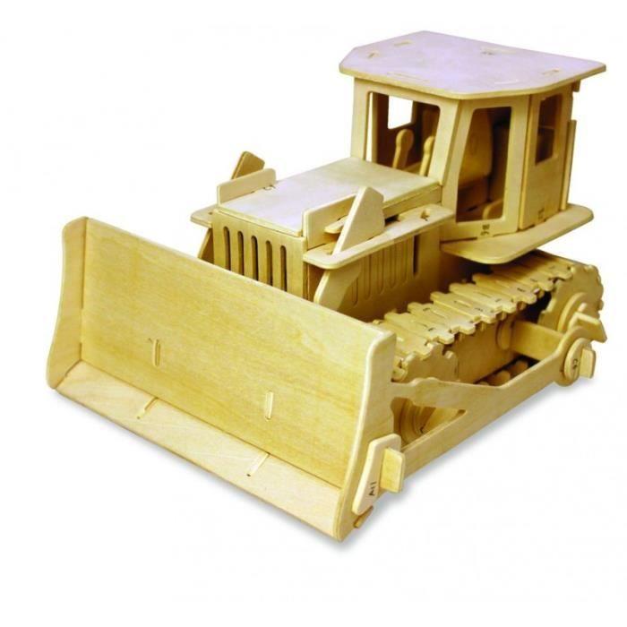 Bulldozer radio commandé - Robotime - 179 pièces - 22x19.5x15 cm - À partir de 6 ans - Intérieur