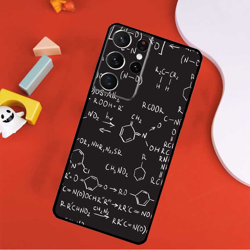 Biology and Chemistry Phone Case For Samsung Galaxy S25 Ultra S9 S10 S20 FE S21 S22 S23 S24 Plus S24 Ultra Cover