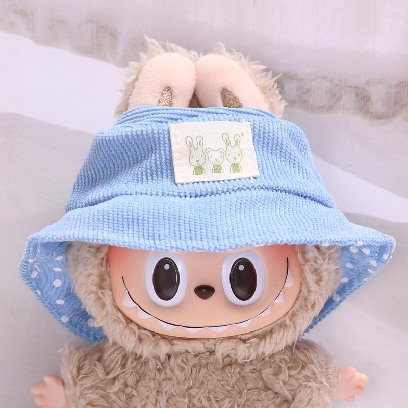 Colgante de Sombrero Labubu de 17cm: Accesorio de Ropa/Llavero/Colgante para Bolso de Hombro/Vaso de Agua