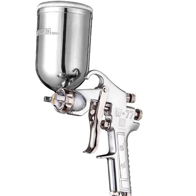 Dongcheng W-71-1.3G Gravity-Feed Paint Spray Gun CN plug (adapter included)