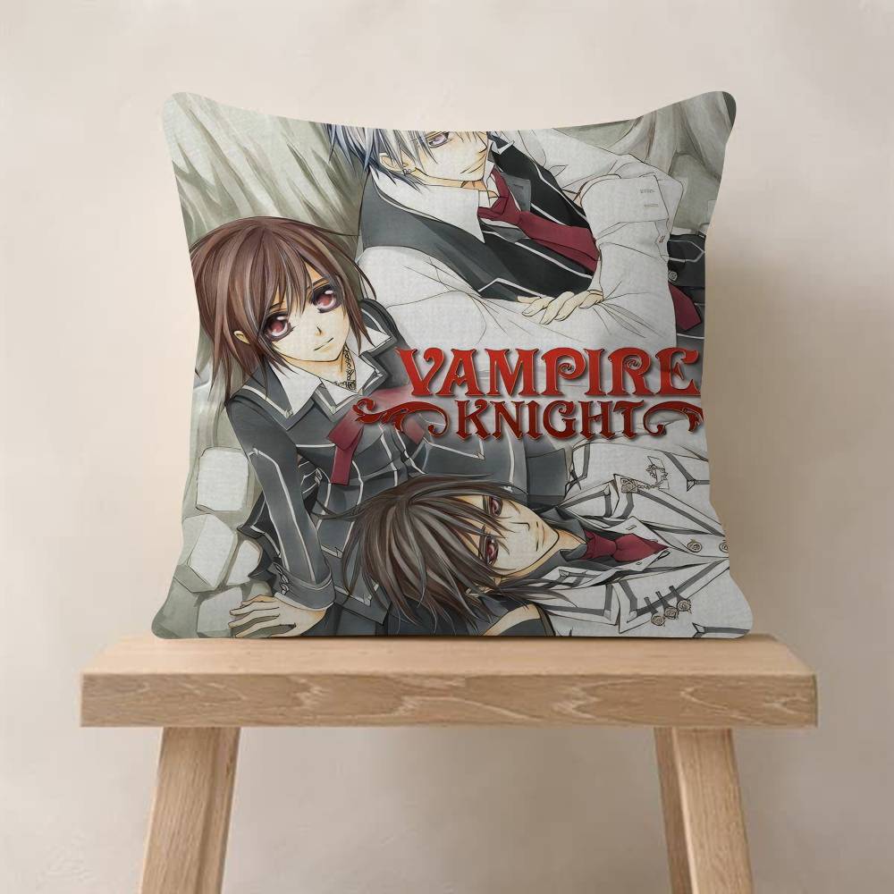 1PC Anime VVampire Knight Cushion Cover Inches Farmhouse Decor Home Throw Pillow Covers For Couch Decorations