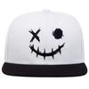 Unisex XO Smiling Face Embroidery Hip-hop Hats Outdoor Adjustable Casual Baseball Caps Sunscreen Hat