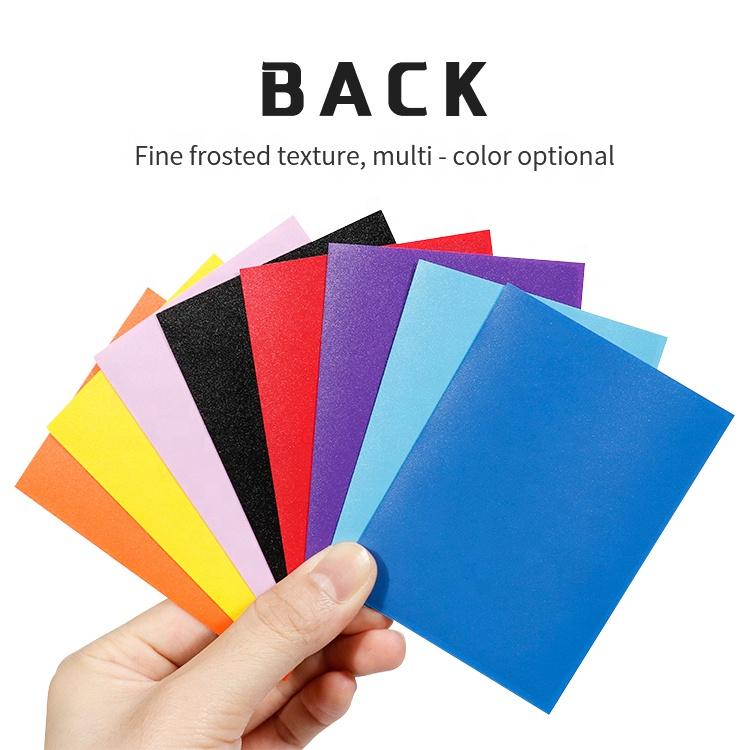 2024 NEW!!! Galaxy Effects Hologram Card Sleeves STANDARD SIZE NON-RUB MATTE BACK HEAT HOLOGRAPHIC SLEEVES Printing Mailing