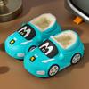 Winter Children's Cotton Slippers for Boys and Girls, Waterproof, Cute, Indoor, Non Slip, Soft Bottom with Plush Insulation Bag and Cotton Mop