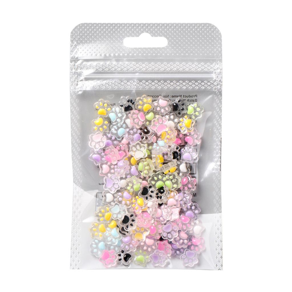 New Nail Art Jewelry 5D Embossed Three-dimensional Cat Claw Mixed Color Wear Nail Nail Jewelry