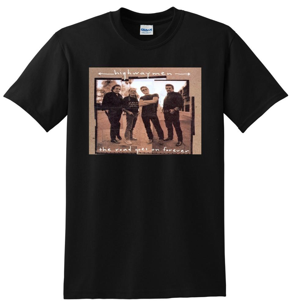 THE HIGHWAYMEN T SHIRT the road goes on forever S-5XL Unisex T-Shirt XXL