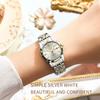 OPK Damenuhren Luxusmode Damen Quarz Uhr Wasserdicht Leuchtend Datum Edelstahl Armbanduhr Freundin Geschenke