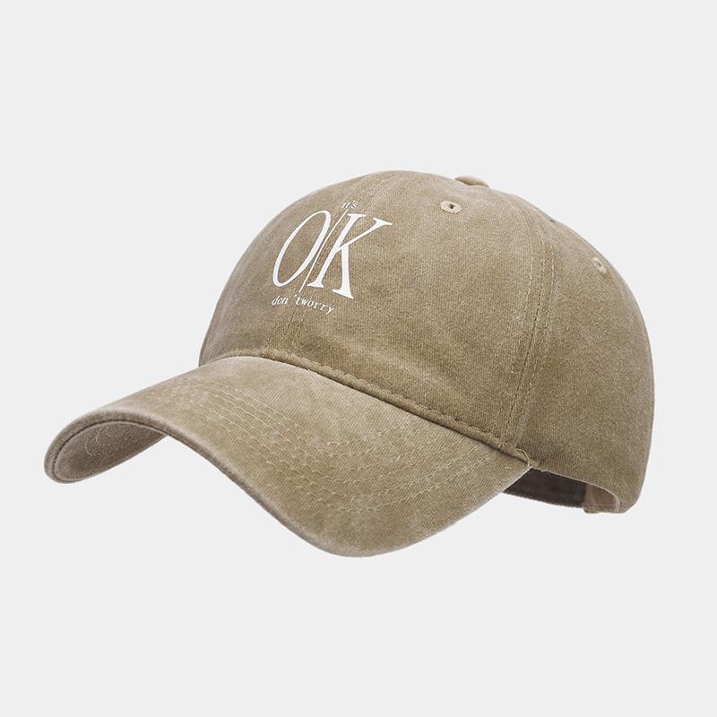 Spring New Letter Print Baseball Cap Men's Casual Versatile Cap Women's Trendy Personality Fashion Outdoor Sun Hat