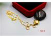 Stylish European Hollow Heart Gold Necklace with Vietnamese Sand Gold - Long-lasting Women's Jewelry