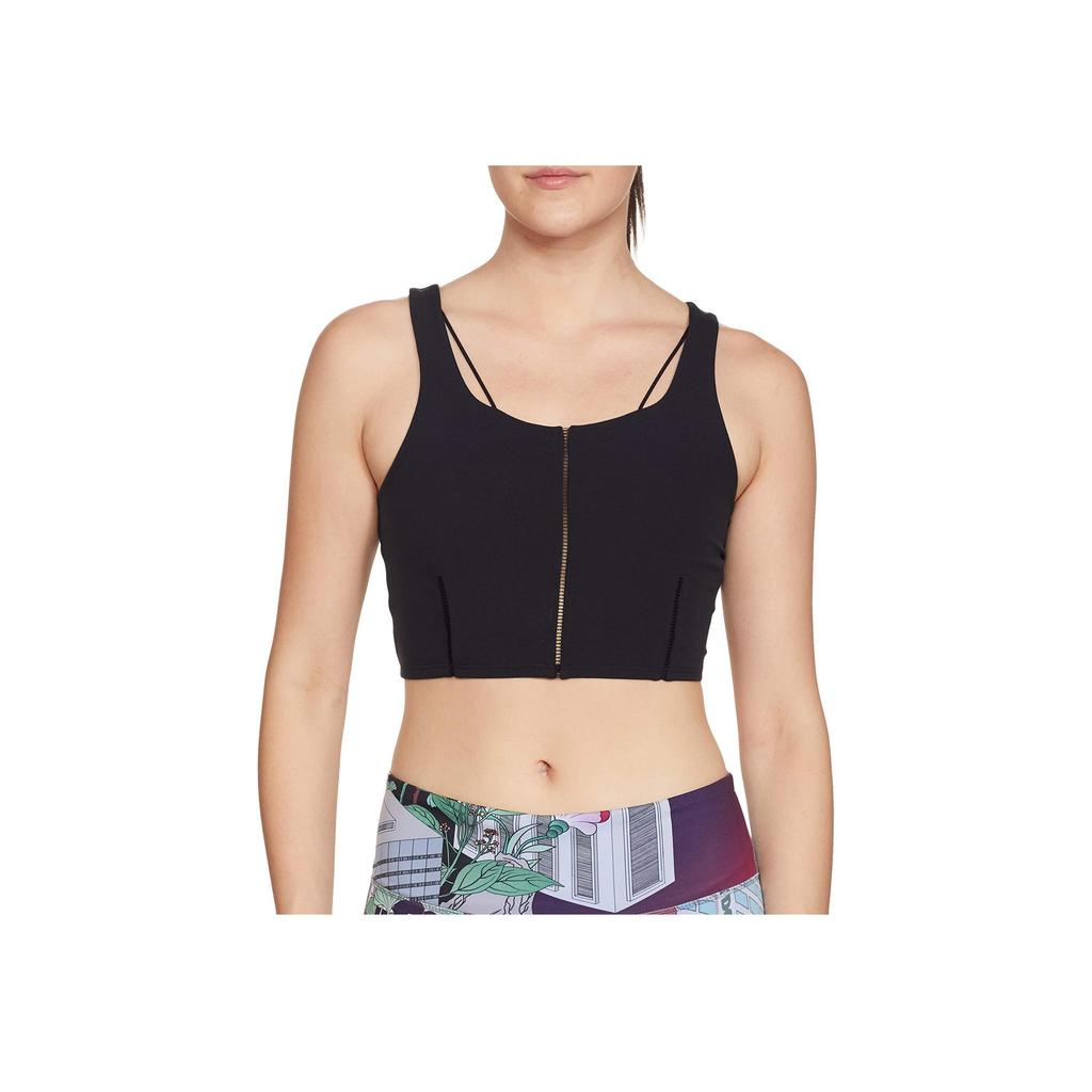 Nike Yoga Luxe Infinalon Crop Tank Top Women Tops Black CJ3666-010